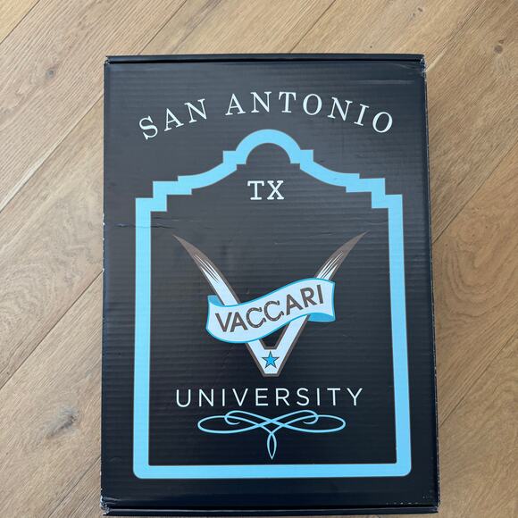 Vaccari Women's Naomi Western Game Day Leather Boots Auburn Tigers -Bone Size 9 - Picture 11 of 16